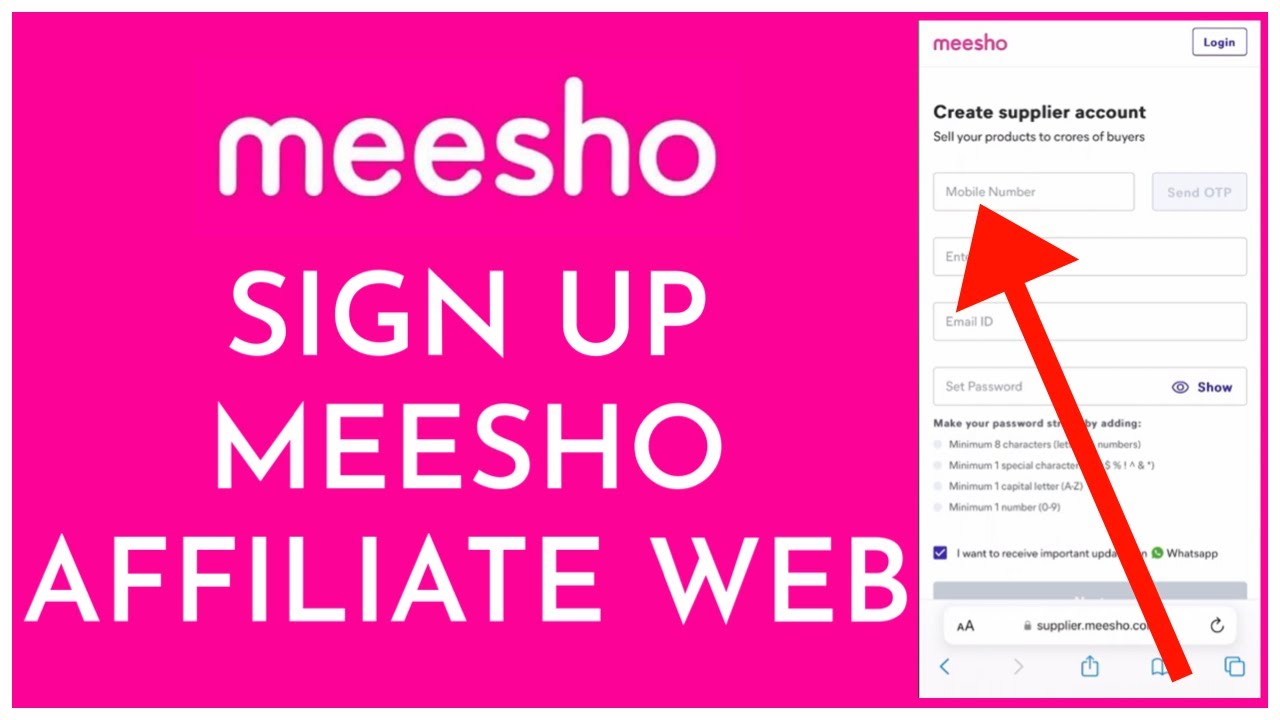 Meesho affiliate marketing 